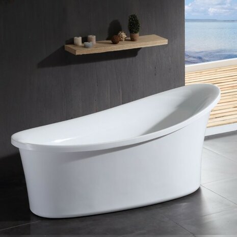 Zeker Patois Zorg Whirlpool bubbelbad vrijstaand badkuip 180x85cm wit kopen? -  exclusieveradiatoren