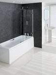 Badscherm 150x85cm easy clean 8mm gehard glas - Volente Eastbrook Badscherm 150x85cm easy clean 8mm gehard glas - Volente Eastbrook