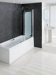 Badscherm scharnier 8mm 150x85cm gehard glas - Volente Eastbrook Badscherm scharnier 8mm 150x85cm gehard glas - Volente Eastbrook