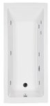 Whirlpool ligbad inbouw enkelzijdig wit/chroom 170x75cm - Quantum Eastbrook Whirlpool ligbad inbouw enkelzijdig wit/chroom 170x75cm - Quantum Eastbrook