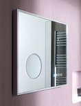 Eastbrook led landscape badkamerspiegel 50x70cm met digitale klok Eastbrook led landscape badkamerspiegel 50x70cm met digitale klok