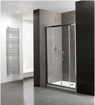 Dubbele schuifdeur douche easy clean glas 150cm - Volente Eastbrook Dubbele schuifdeur douche easy clean glas 150cm - Volente Eastbrook