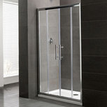 Dubbele schuifdeur douche easy clean glas 2000cm - Volente Eastbrook Dubbele schuifdeur douche easy clean glas 2000cm - Volente Eastbrook