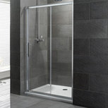 Schuifdeur douche easy clean glas 130cm - Volente Eastbrook Schuifdeur douche easy clean glas 130cm - Volente Eastbrook