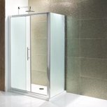 Douchedeur schuifdeur 6mm gehard easy clean melkglas 170x185cm - Volente Eastbrook Douchedeur schuifdeur 6mm gehard easy clean melkglas 170x185cm - Volente Eastbrook