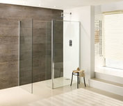 Valliant type D walk-in douchewand 1950 x 600mm inclusief flipperkit van 300mm Valliant type D walk-in douchewand 1950 x 600mm inclusief flipperkit van 300mm