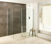 Valliant type D walk-in douchewand 1950 x 900mm inclusief flipperkit van 300mm Valliant type D walk-in douchewand 1950 x 900mm inclusief flipperkit van 300mm
