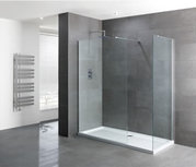 Volente walk-in douchewand van 6mm gehard easy clean glas 1000mm Volente walk-in douchewand van 6mm gehard easy clean glas 1000mm