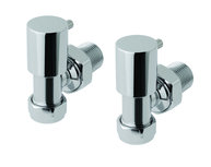 Radiatorkraan minimalistisch chroom met hoekaansluiting - Eastbrook Radiatorkraan minimalistisch chroom met hoekaansluiting - Eastbrook