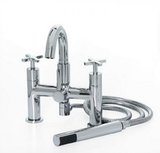 Bad en douche mengkraan inclusief handdouche chroom - Prado Star Bad en douche mengkraan inclusief handdouche chroom - Prado Star