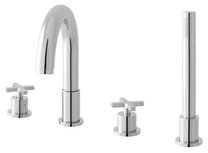 4 gats inbouw bad en douche mixer inclusief handdouche chroom - Prado Star Eastbrook 4 gats inbouw bad en douche mixer inclusief handdouche chroom - Prado Star Eastbrook