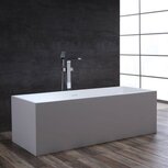 StoneArt BS-532 Vrijstaand ligbad rechthoekig 175x73cm mat wit mineraal gegoten StoneArt BS-532 Vrijstaand ligbad rechthoekig 175x73cm mat wit mineraal gegoten