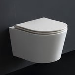 StoneArt TMS-507P Hangend toilet 52x38 mineraal gegoten wit StoneArt TMS-507P Hangend toilet 52x38 mineraal gegoten wit