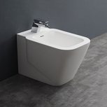 Bidet staand 56x36cm mineraal gegoten mat wit - TFS-201P StoneArt Bidet staand 56x36cm mineraal gegoten mat wit - TFS-201P StoneArt