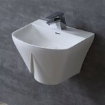 StoneArt LZ801 Hangende wastafel 51x42cm mineraal gegoten StoneArt LZ801 Hangende wastafel 51x42cm mineraal gegoten