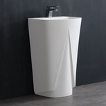 StoneArt LZ501 Vrijstaande wastafelzuil 51x43x84,3 mineraal gegoten StoneArt LZ501 Vrijstaande wastafelzuil 51x43x84,3 mineraal gegoten