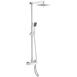 StoneArt SA901830 Douchepaneel systeem chroom met thermostaatkraan StoneArt SA901830 Douchepaneel systeem chroom met thermostaatkraan