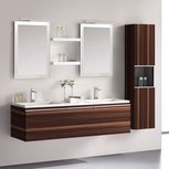 Badkamermeubelset wastafelmeubel incl. spiegel 120x45x48cm Wit - Milano ME-1200pro-6 STONEART Badkamermeubelset wastafelmeubel incl. spiegel 120x45x48cm Wit - Milano ME-1200pro-6 STONEART