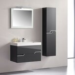 Badmeubel set met wasbak EAGO Barcelona BA-0800 donkergrijs 80x56 Badmeubel set met wasbak EAGO Barcelona BA-0800 donkergrijs 80x56