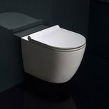 Hangend toilet closetzitting 52x36cm met softclose toiletbril - WD385P Eago Hangend toilet closetzitting 52x36cm met softclose toiletbril - WD385P Eago