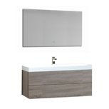 Wastafelmeubelset licht eiken 100x56 inclusief wastafel en led spiegel - BU-1001 Brugge Wastafelmeubelset licht eiken 100x56 inclusief wastafel en led spiegel - BU-1001 Brugge