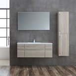 Badkamermeubelset houtkleur licht eiken 120cm breed incl. spiegel - San Marino SA-1210 StoneArt Badkamermeubelset houtkleur licht eiken 120cm breed incl. spiegel - San Marino SA-1210 StoneArt