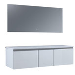 Badkamermeubelset wastafelmeubel incl. spiegel 160x45x48cm Wit - Milano ME-1600pro STONEART Badkamermeubelset wastafelmeubel incl. spiegel 160x45x48cm Wit - Milano ME-1600pro STONEART
