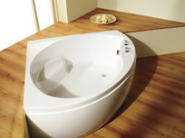 Hoekbad ligbad kleine badkuip wit 130x130cm - Tranquillity Eastbrook Hoekbad ligbad kleine badkuip wit 130x130cm - Tranquillity Eastbrook