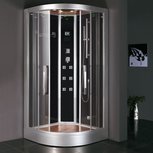 Eago DZ963F8 Stoomdouche zonder douchebak 100x100 zwart Eago DZ963F8 Stoomdouche zonder douchebak 100x100 zwart