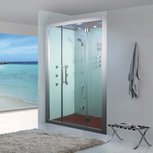 Stoomdouche zonder douchebak 150x95cm wit -DZ972F8 Eago Stoomdouche zonder douchebak 150x95cm wit -DZ972F8 Eago