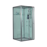Eago DZ989F12 Stoomdouche zonder douchebak 100x100cm wit Eago DZ989F12 Stoomdouche zonder douchebak 100x100cm wit