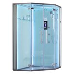 Stoomdouche zonder douchebak 120x120cm wit - DZ933-1F12 Eago Stoomdouche zonder douchebak 120x120cm wit - DZ933-1F12 Eago