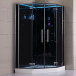 Stoomdouche met douchebak 120x120cm zwart - DZ993F12 Eago Stoomdouche met douchebak 120x120cm zwart - DZ993F12 Eago