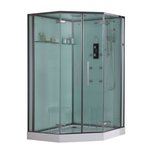 Stoomdouche met douchebak 120x120cm wit - DZ993F12 Eago Stoomdouche met douchebak 120x120cm wit - DZ993F12 Eago