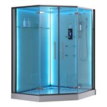 Stoomdouche met douchebak 150x150cm wit - DZ995-1F12 Eago Stoomdouche met douchebak 150x150cm wit - DZ995-1F12 Eago