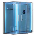 Stoomdouche zonder douchebak 150x150cm wit - DZ995-1F12 Eago Stoomdouche zonder douchebak 150x150cm wit - DZ995-1F12 Eago