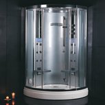 Stoomdouche met whirlpool 120x120cm wit - DA931F8 Eago Stoomdouche met whirlpool 120x120cm wit - DA931F8 Eago