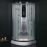 Stoomdouche zonder douchebak 100x100cm zilver - DZ945F8 Eago Stoomdouche zonder douchebak 100x100cm zilver - DZ945F8 Eago