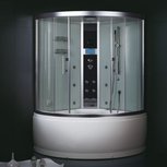 Stoomdouche met whirlpool 135x135cm wit - DA325HF8 Eago Stoomdouche met whirlpool 135x135cm wit - DA325HF8 Eago