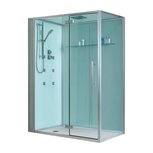 Douchecabine met douchebak 150x90cm wit links - D991 Eago Douchecabine met douchebak 150x90cm wit links - D991 Eago