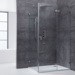 Douchecabine transparant 120x90cm deur rechts zonder frame - LAS1200 EAGO Douchecabine transparant 120x90cm deur rechts zonder frame - LAS1200 EAGO