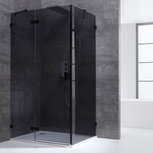 Douchecabine zwart 120x90cm deur links zonder frame - LAS1200-B EAGO Douchecabine zwart 120x90cm deur links zonder frame - LAS1200-B EAGO