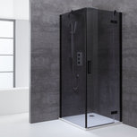 EAGO LBS0905-B Douchecabine zwart 90x90cm deur rechts met frame EAGO LBS0905-B Douchecabine zwart 90x90cm deur rechts met frame