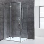 EAGO LBS1205 Douchecabine transparant 120x90cm deur links met frame EAGO LBS1205 Douchecabine transparant 120x90cm deur links met frame