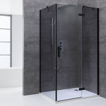 EAGO LBS1205-B Douchecabine zwart 120x90cm deur rechts met frame EAGO LBS1205-B Douchecabine zwart 120x90cm deur rechts met frame