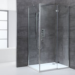 EAGO LBS1505 Douchecabine transparant 150x90cm deur rechts met frame EAGO LBS1505 Douchecabine transparant 150x90cm deur rechts met frame