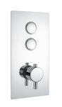 Moderne thermostaatkraan inbouw met 2 drukknoppen - Eastbrook Moderne thermostaatkraan inbouw met 2 drukknoppen - Eastbrook