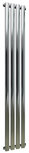 Eastbrook Tunstall designradiator verticaal Staal Chroom 180x28cm Eastbrook Tunstall designradiator verticaal Staal Chroom 180x28cm
