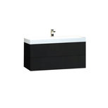 Wastafelmeubel donkergrijs 90x56 inclusief wastafel - BU-0901 Brugge Wastafelmeubel donkergrijs 90x56 inclusief wastafel - BU-0901 Brugge