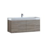 Wastafelmeubel licht eiken 120x56 inclusief wastafel - BU-1201 Brugge Wastafelmeubel licht eiken 120x56 inclusief wastafel - BU-1201 Brugge